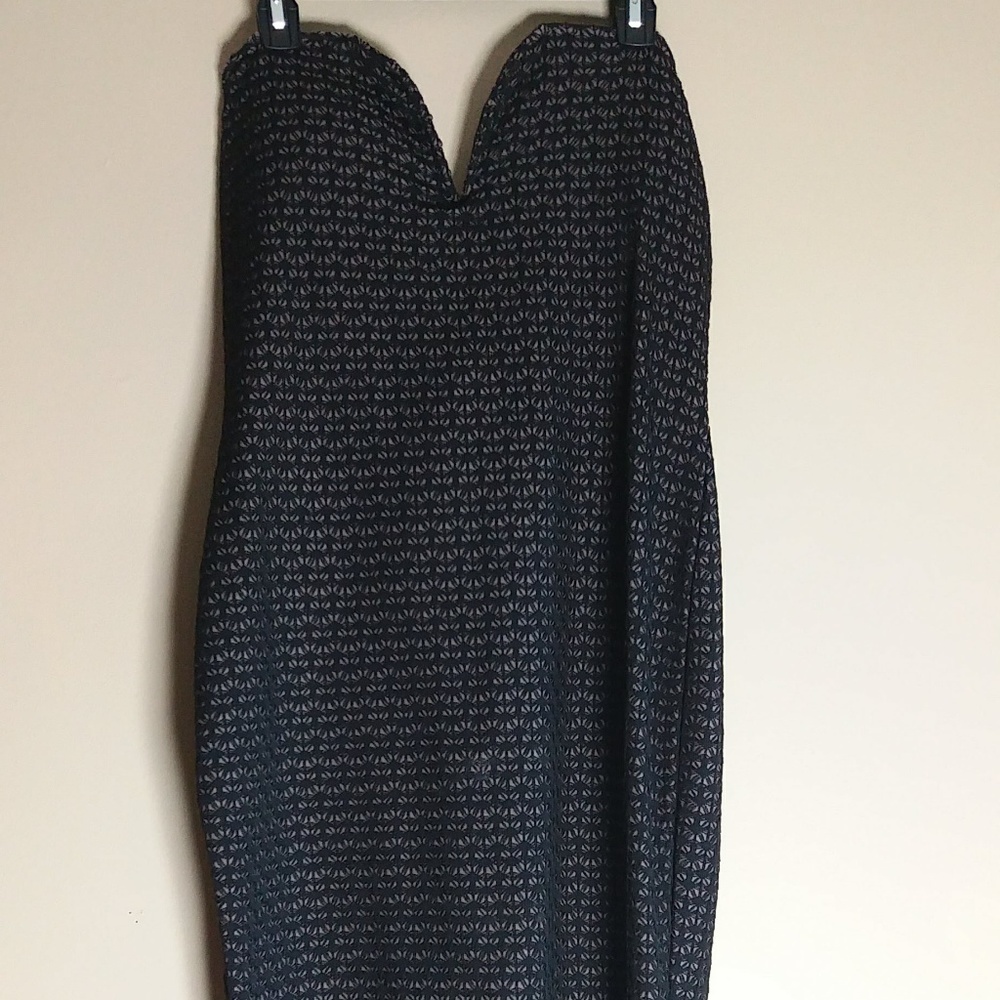 K Glam Strapless Plus Size Dress